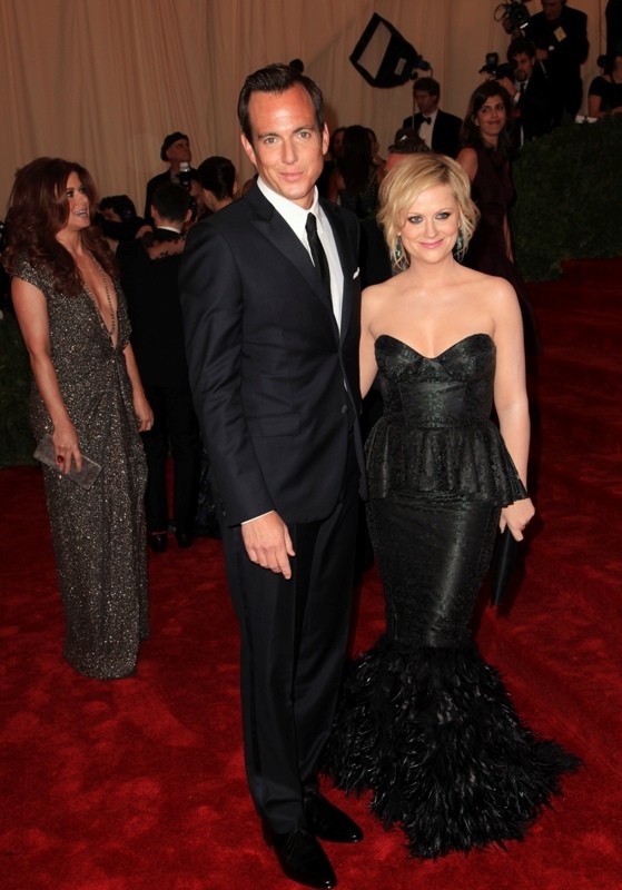 Will Arnett with former wife Amy Poehler at Museum Of Art Costume Institute Benefit 2012