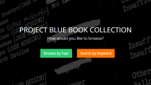 Project Blue Book Collection on The Black Vault