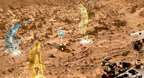 HoloLens 3D on Mars