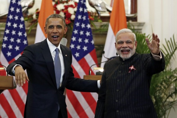 U.S. President Barack Obama & Indian Prime Minister Narendra Modi