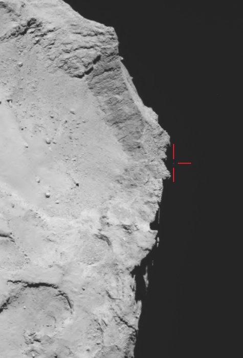 Is Philae somewhere down here?