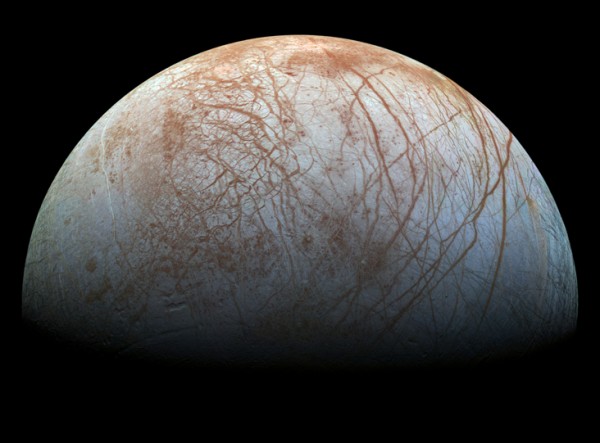 Jupiter's icy moon, Europa 