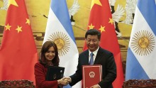 Cristina Fernandez de Kirchner and Xi Jinping