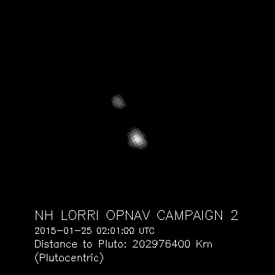 First Pluto image
