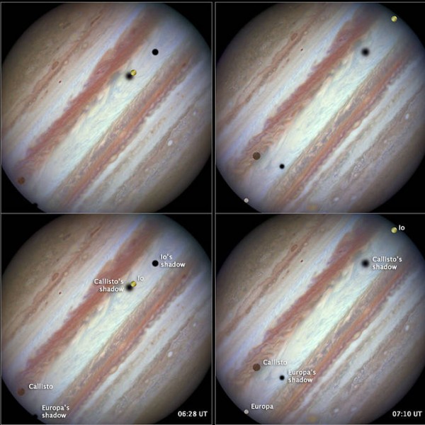 Jupiter's Triple Moon