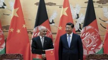 Chinese President Xi Jinping and Afghan President Ashraf Ghani Ahmadzai
