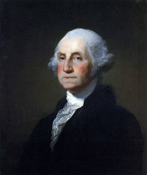 George Washington, a portrait by Stewart. 