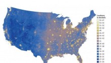 Noise map of the U.S.