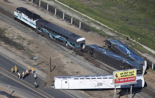 Train and Truck Collision in Southern California Leaves 50 Injured