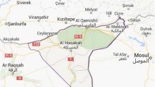 Map of Hassakeh Province