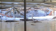 Roof Collapses On A Skating Rink in Canton, Massachusetts, Feb. 28, 2015.