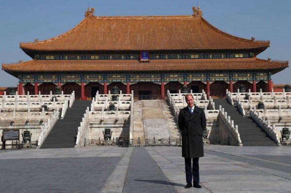 Prince William tours the Forbidden City in Beijing, March 2, 2015.