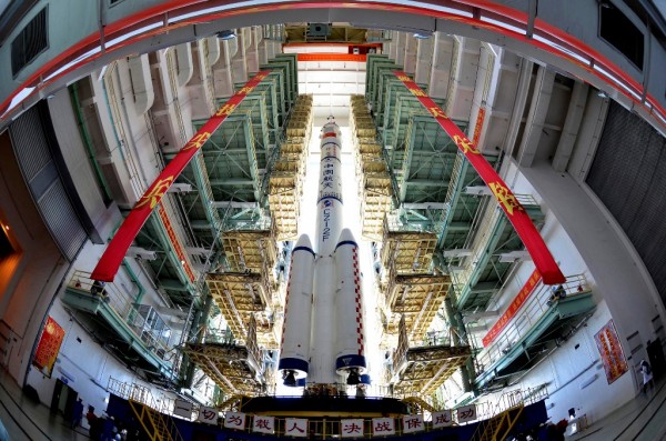 China's Shenzhou-9 manned spacecraft, June 9, 2012