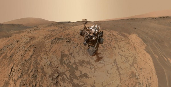 Curiosity at the "Mojave" site