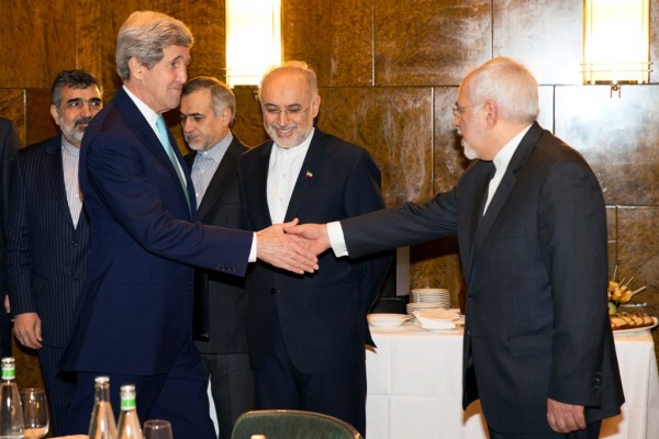 John Kerry and Mohammad Jawad Zarif