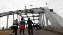 People join march across Selma, Alabama bridge to commemorate 