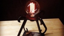 Wirelessly Powered Tesla Desk Lamp