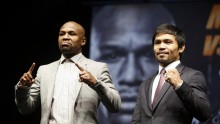Floyd Mayweather Jr. and Manny Pacquiao