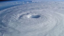 Hurricane Isabel as seen from space