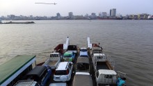 Overloaded Ferry in Myanmar