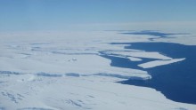 Melting glacier