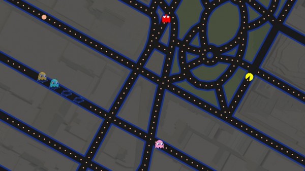 Pac-man Google Maps