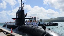 The Soryu, the lead submarine in the Japanese Soryu class