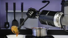 A robot in the Robotic Kitchen prototype 