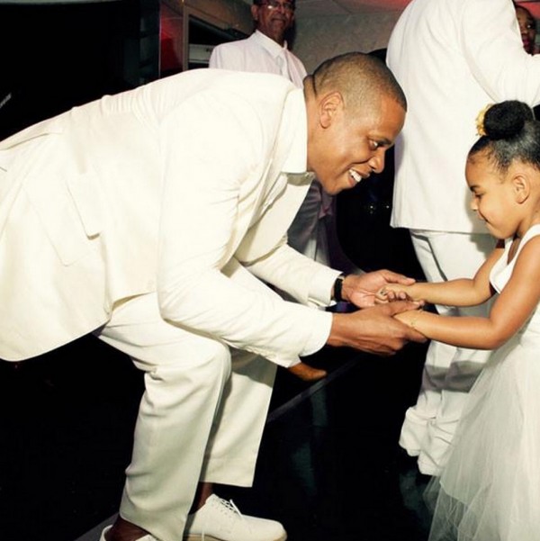 Jay Z and daughter Blue Ivy