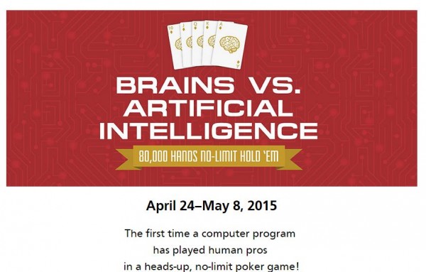 Brains vs AI poker game
