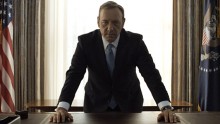 Kevin Spacey as Frank Underwood in the political drama 'House of Cards'