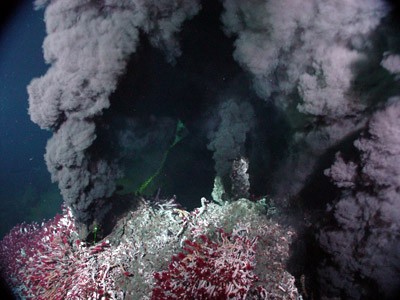 Hydrothermal vents found underwater can trigger life.