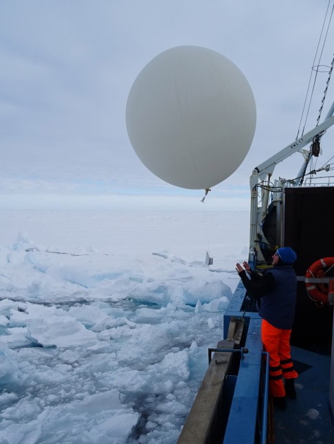 Weather balloons are launched twice a day from Lance to support climate modelling and weather forecasting.