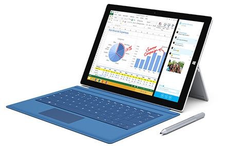 Microsoft Surface Pro 3 with stylus