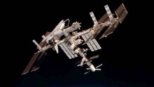 This image of the International Space Station with the docked Europe's ATV Johannes Kepler and Space Shuttle Endeavour was taken by ESA astronaut Paolo Nespoli from Soyuz TMA-20 following its undocking on 24 May 2011.