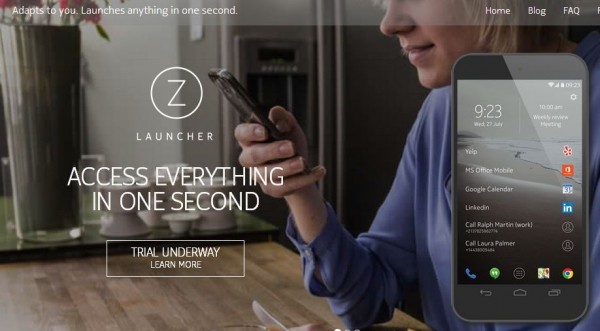 Z Launcher web  home page
