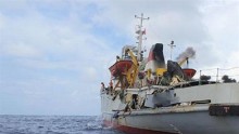 Vietnam damaged vessel
