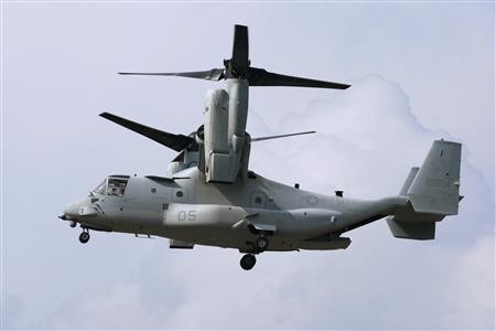 A V-22 Osprey, Similar to One Used in Covert US Operations in Syria