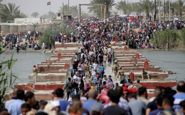 Ramadi Refugees Reach Baghdad