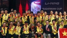 China Wins Sudirman Cup 2015