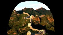 Part of the Great Wall of China at Jinshan