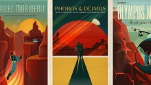 SpaceX reveals new vintage inspired travel posters to Mars.