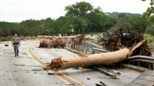 Flash floods of historic proportions hit Texas and Oklahoma over weekend.