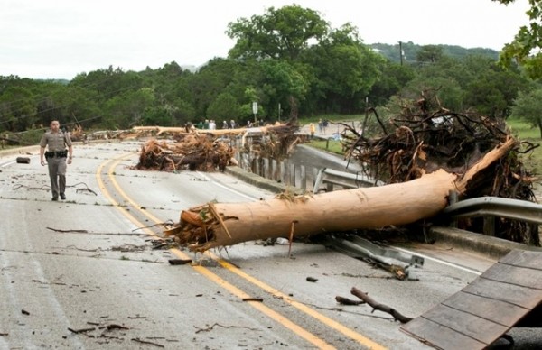 Flash floods of historic proportions hit Texas and Oklahoma over weekend.