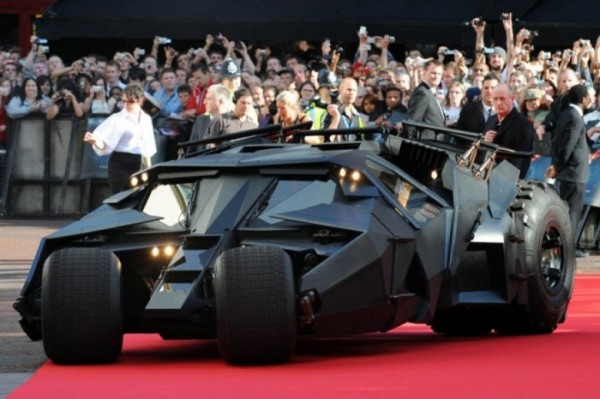 Batmobile spotted in 'Suicide Squad' filming.