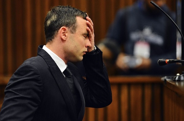 Double-amputee Olympian Oscar Pistorius faces 25 years in prison if found guilty of premeditated murder of model girlfriend Reeva Steenkamp. 