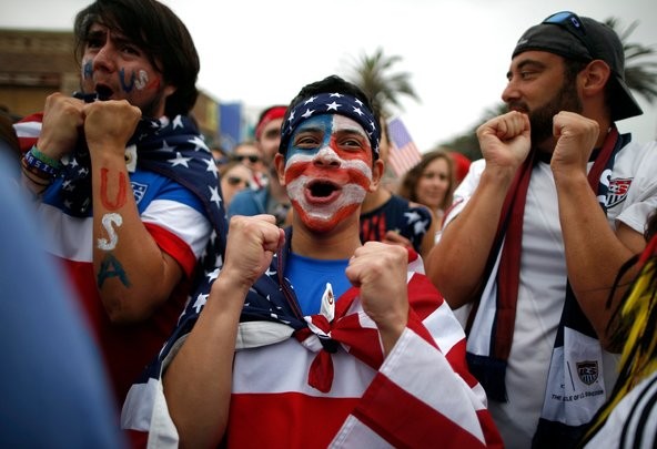 American fans dominate the 2014 World Cup online, according to early tallies released by FIFA.