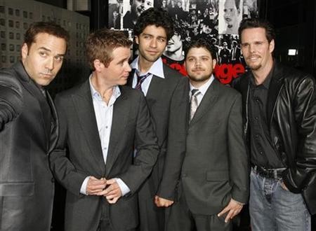 The cast of the HBO series "Entourage" 
