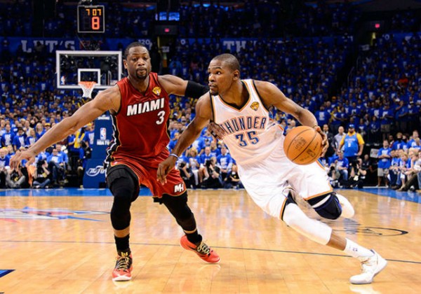 Dwayne Wade and Kevin Durant