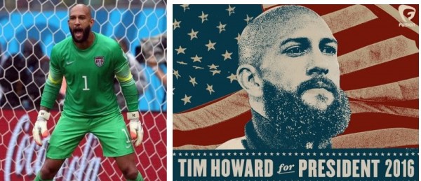 U.S. goalkeeper Tim Howard